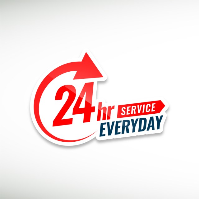 24-hour-everyday-service-sticker-design-thumbnail