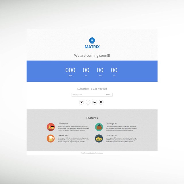 matrix-coming-soon-free-web-template-thumbnail