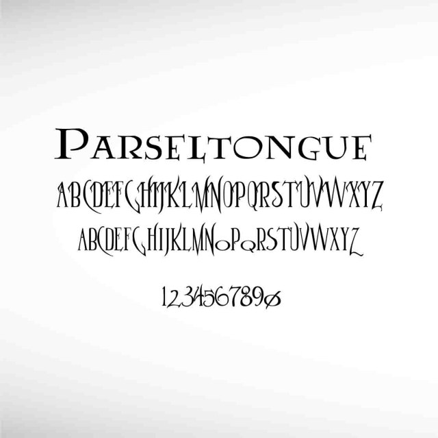parseltongue-font-thumbnail