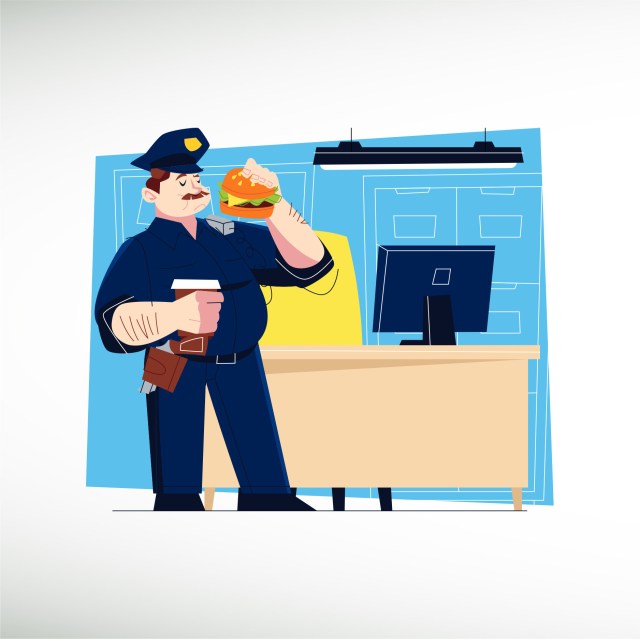 police-officer-eat-illustration-thumbnail