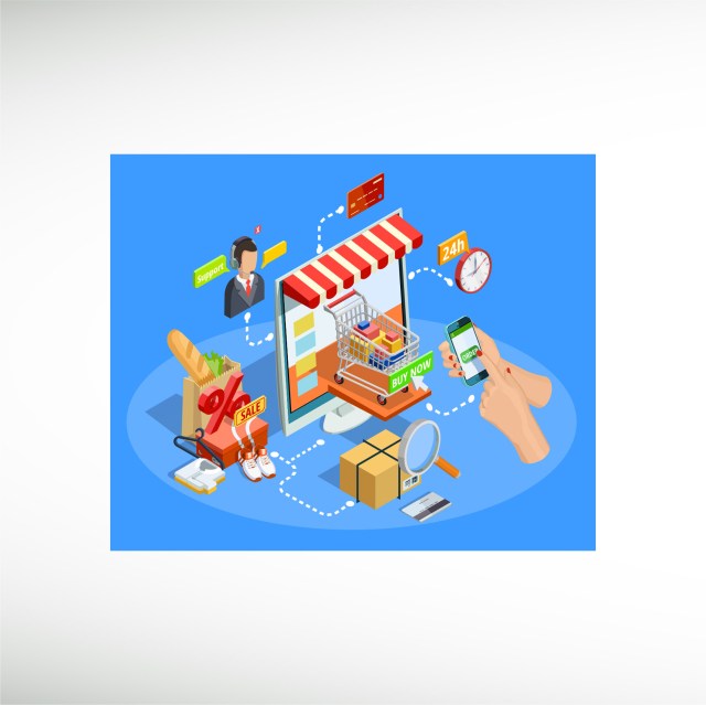 shopping-e-commerce-concept-isometric-poster-thumbnail