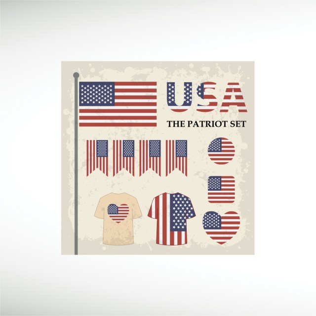 usa-flags-graphic-elements-set-thumbnail